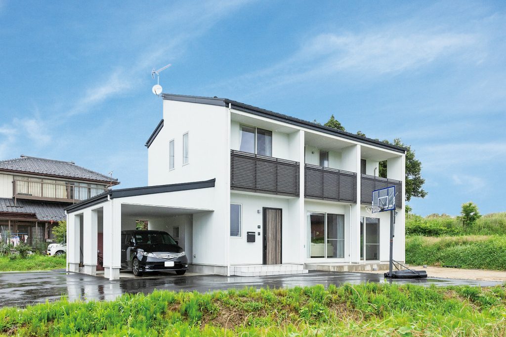 田村市の施工事例、デザインも住み心地も妥協しない建築家とコラボした理想の家・外観