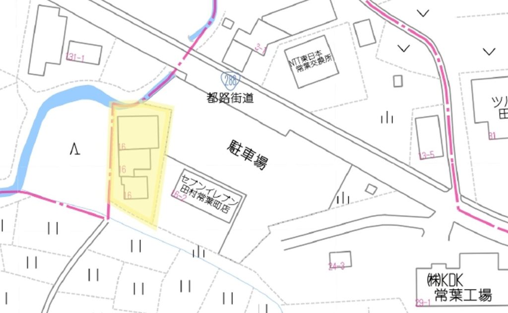 古御門１号室 地図