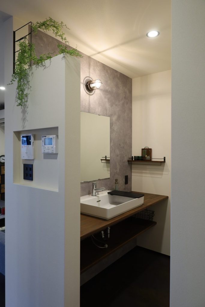 安積町分譲住宅-洗面台